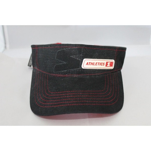 Starter Athletics Visor Black and Red. Comfort Fit, Adjustable. NWT - Picture 1 of 8